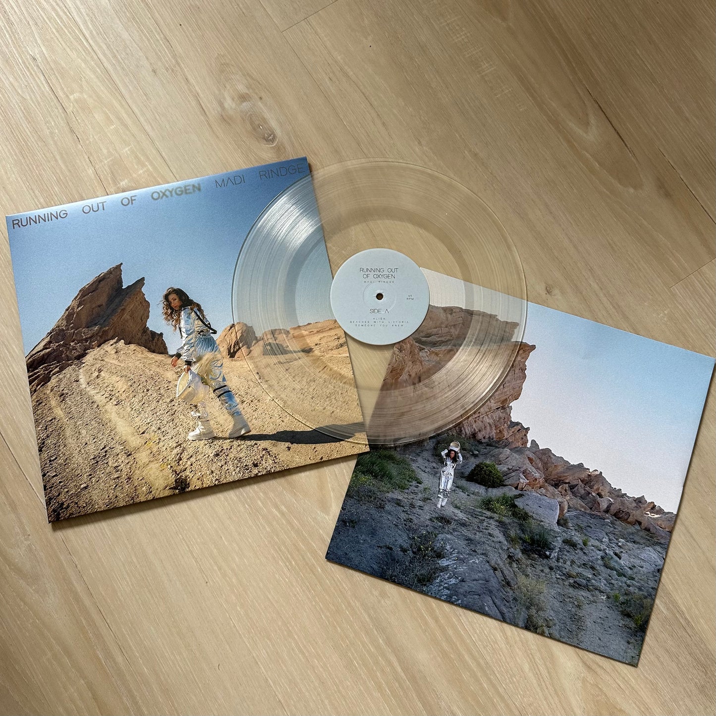 Autographed Vinyl "Running Out Of Oxygen"
